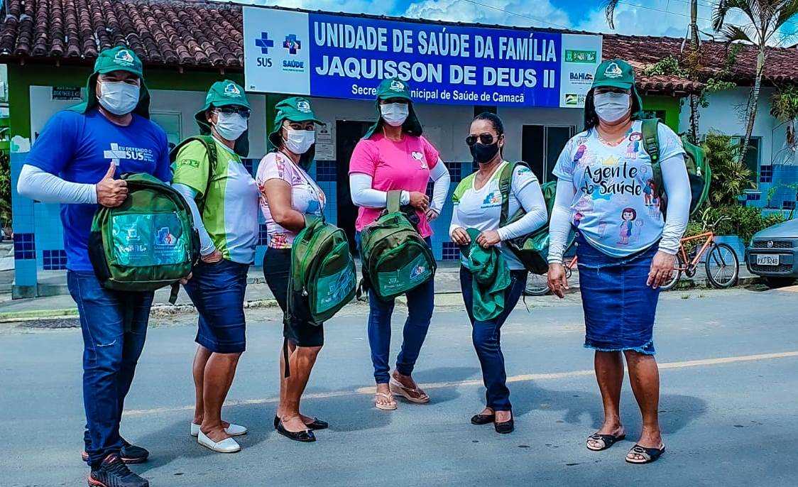 Camacã: Secretaria de Saúde faz entrega de kits de material de trabalho para Agentes Comunitários de Saúde